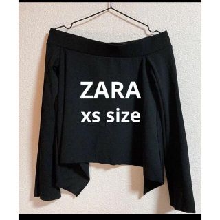 ザラ(ZARA)の○美品 無地ショート丈トップス○(カットソー(長袖/七分))