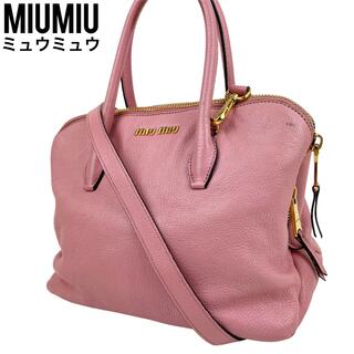 miumiu - ✨美品　miu miu ミュウミュウ  ハンドバッグ　2way ピンク　斜め掛け
