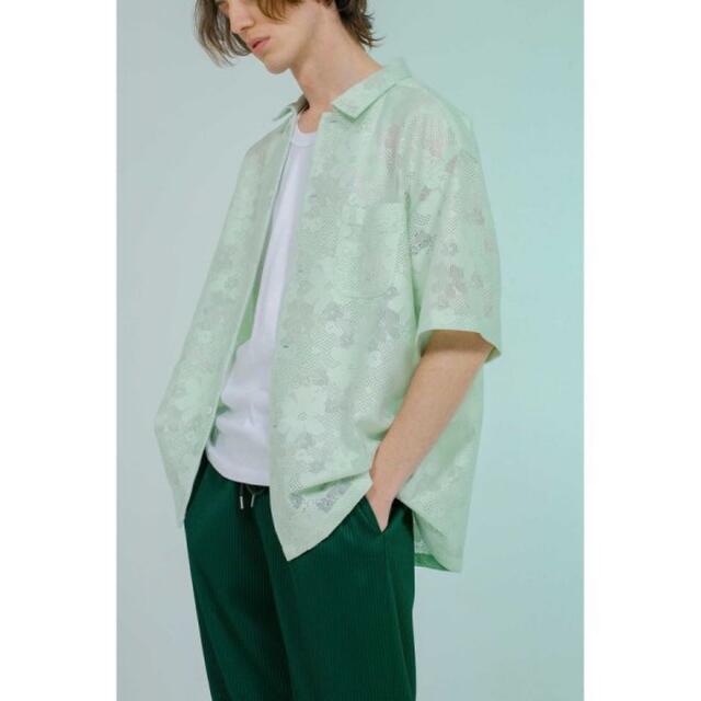 monkey time FLOWER RUSSELL LACE SHIRT