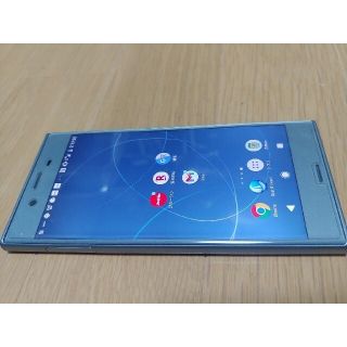 エクスペリア(Xperia)のSIMフリー　Xperia XZs SOV35 ブルー 訳あり(スマートフォン本体)