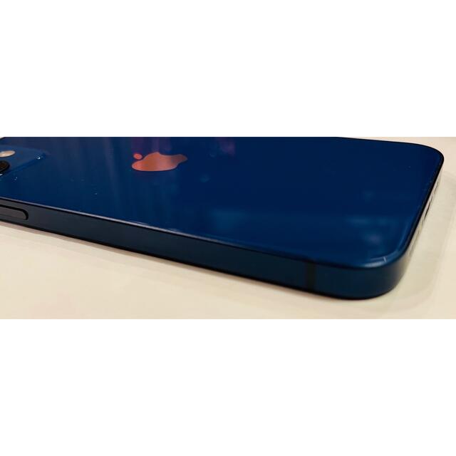 【美品】iPhone12 ブルー　simフリー　128GB 本体