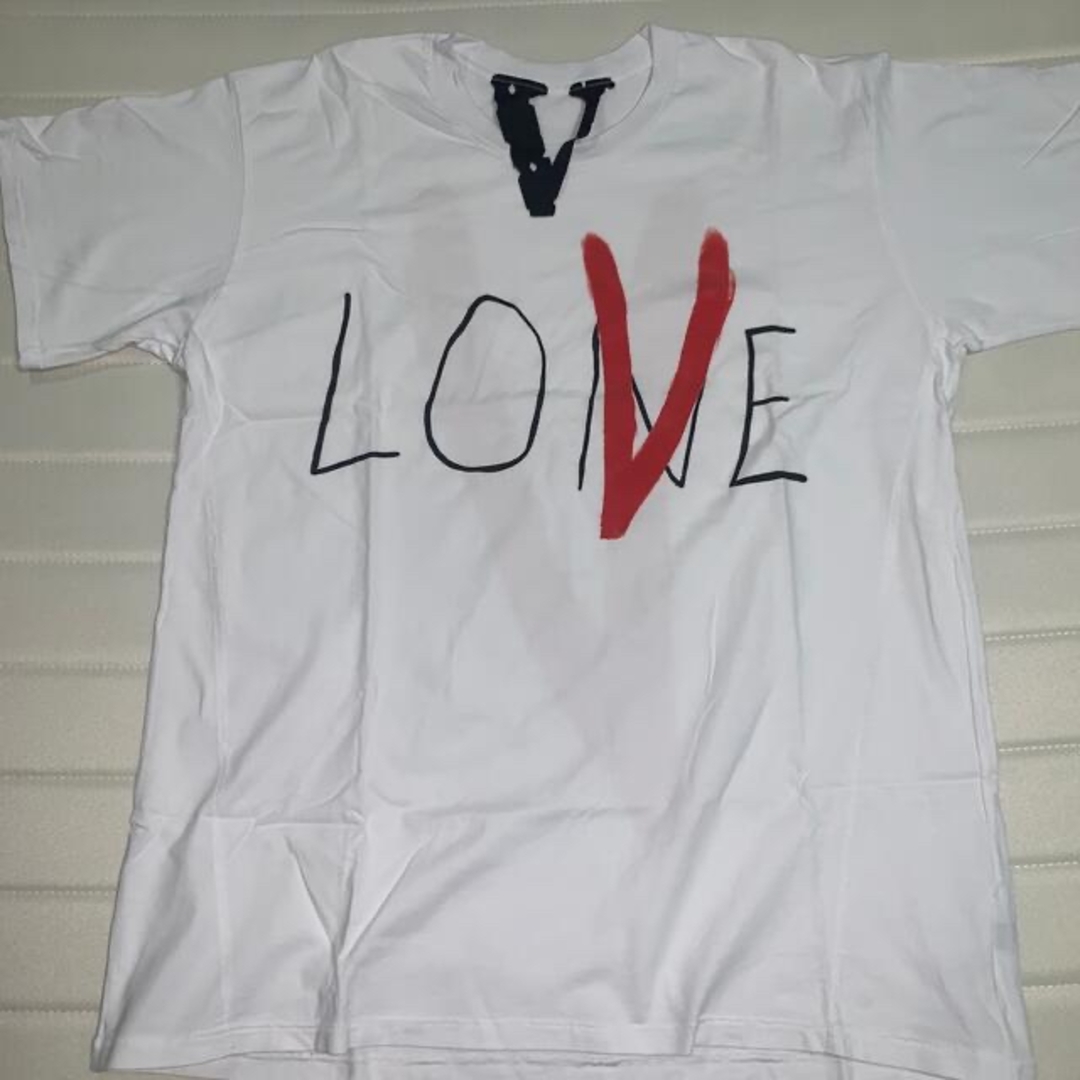 VLONE Love Tシャツ 白Lサイズ-