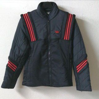 vintage adidas decente jacket rundmc(ライダースジャケット)