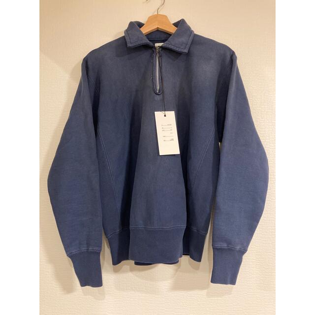 新品A.PRESSE Vintage Half Zip Sweatshirt 2 - スウェット