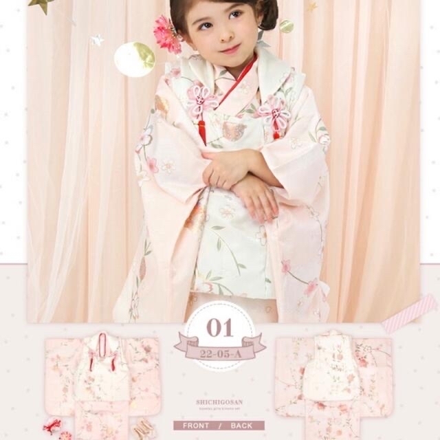 七五三 着物 3歳 くすみカラー 被布 被布セット 女の子 三歳 フルセット | フリマアプリ ラクマ