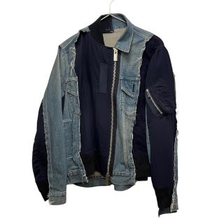 サカイ(sacai)のsacai 19ss ma-1 ドッキング　デニム　ジャケット　(Gジャン/デニムジャケット)