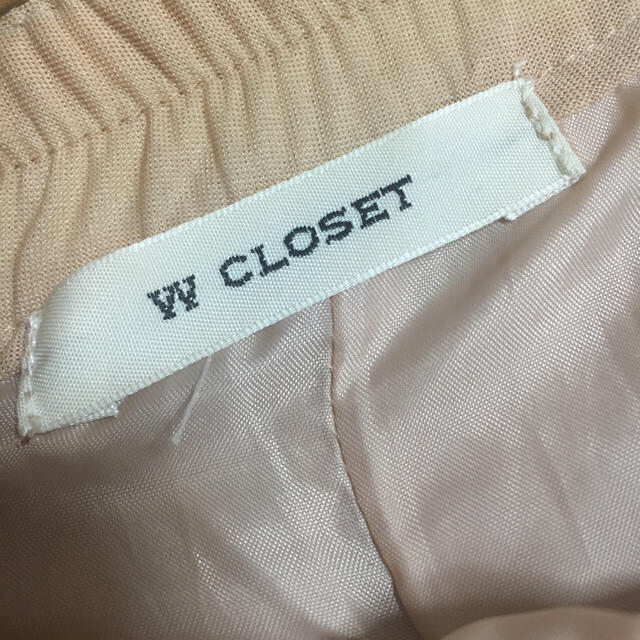 w closet(ダブルクローゼット)のプリーツガウチョパンツ レディースのパンツ(カジュアルパンツ)の商品写真