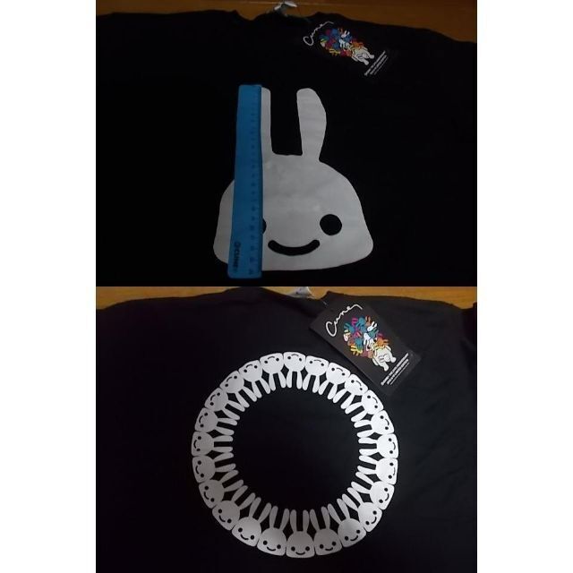 CUNE - 新品 cune キューン うさぎ 24周年記念 定規24cm Tシャツ XL 黒の通販 by shop｜キューンならラクマ