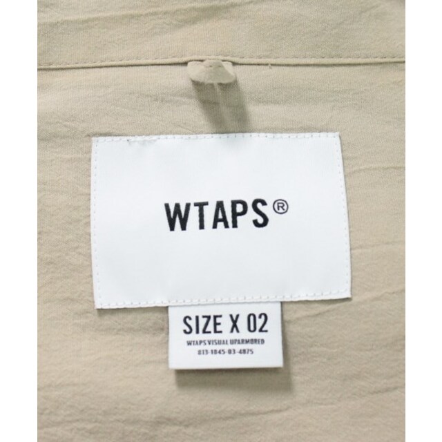 W)taps(ダブルタップス)のWTAPS ダブルタップス カジュアルシャツ 2(M位) ベージュ 【古着】【中古】 メンズのトップス(シャツ)の商品写真