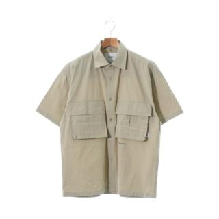 ダブルタップス(W)taps)のWTAPS ダブルタップス カジュアルシャツ 2(M位) ベージュ 【古着】【中古】(シャツ)