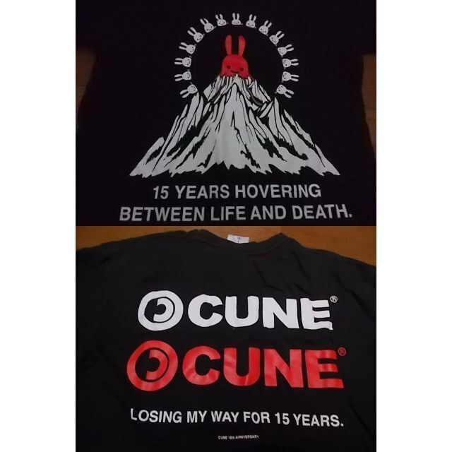CUNE - cune キューン 15周年記念 Tシャツ M 富士山 山脈 山 キャンプの通販 by shop｜キューンならラクマ