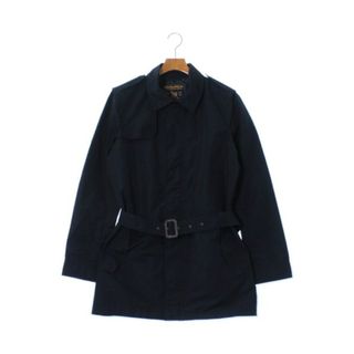 ウールリッチ(WOOLRICH)のWOOLRICH ウールリッチ ステンカラーコート M 紺 【古着】【中古】(ステンカラーコート)