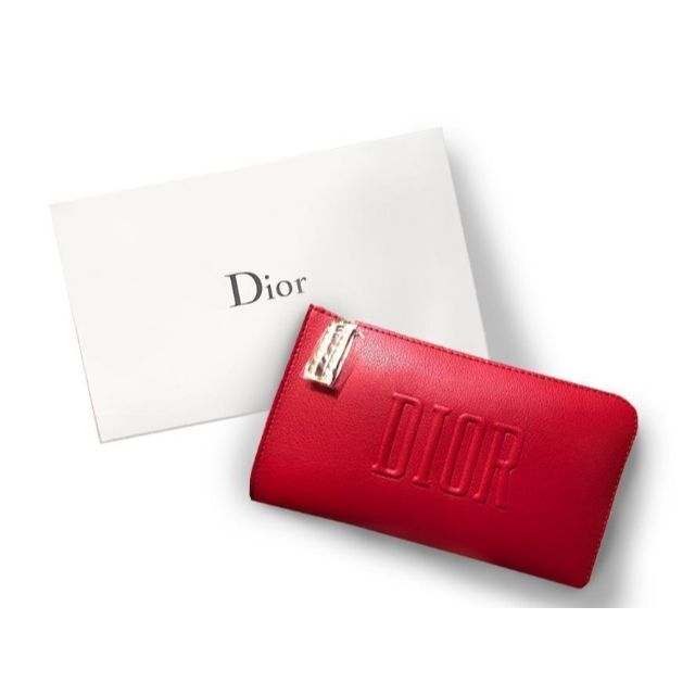 Dior(ディオール)のEred 新品未使用本物箱付き Dior ディオール　ノベルティポーチ レディースのファッション小物(ポーチ)の商品写真