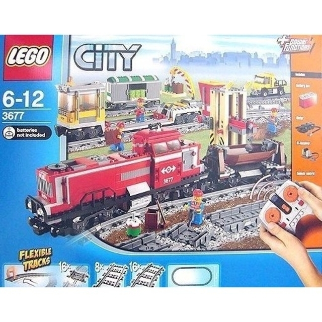 LEGO3677 CITY レッド カーゴトレイン fkip.unmul.ac.id