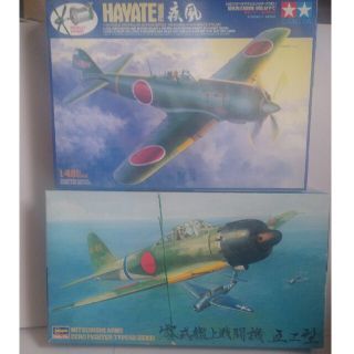 プラモデル　１／４８ WWⅡ 戦闘機×２機セット(模型/プラモデル)