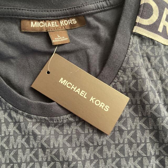 Michael Kors(マイケルコース)のMICHEAL KORS マイケルコース メンズ Tシャツ サイズＬ メンズのトップス(Tシャツ/カットソー(半袖/袖なし))の商品写真