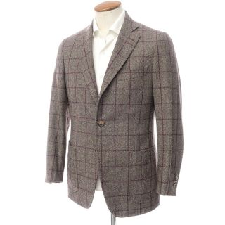 イザイア(ISAIA)の【中古】イザイア ISAIA CORTINA ウール バーズアイチェック テーラードジャケット【サイズ48】【メンズ】(テーラードジャケット)