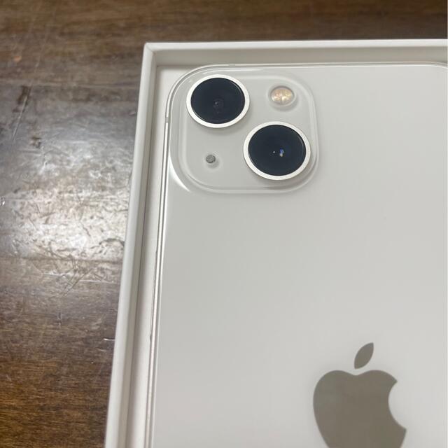 iphone13  256GBスターライト SIMフリー 美品+リング付きケース