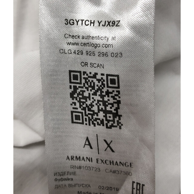 ARMANI EXCHANGE(アルマーニエクスチェンジ)の美品 アルマーニエクスチェンジ 半袖Tシャツ レディース S レディースのトップス(Tシャツ(半袖/袖なし))の商品写真