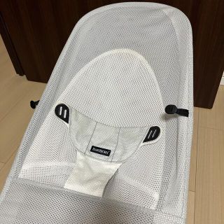 ベビービョルン(BABYBJORN)のベビービョルン（Baby Bjorn）バウンサーAir シルバーホワイトメッシュ(その他)