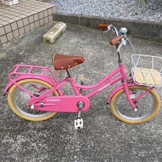 【静岡引取限定】 16インチ、子ども用自転車 ピンク(自転車)