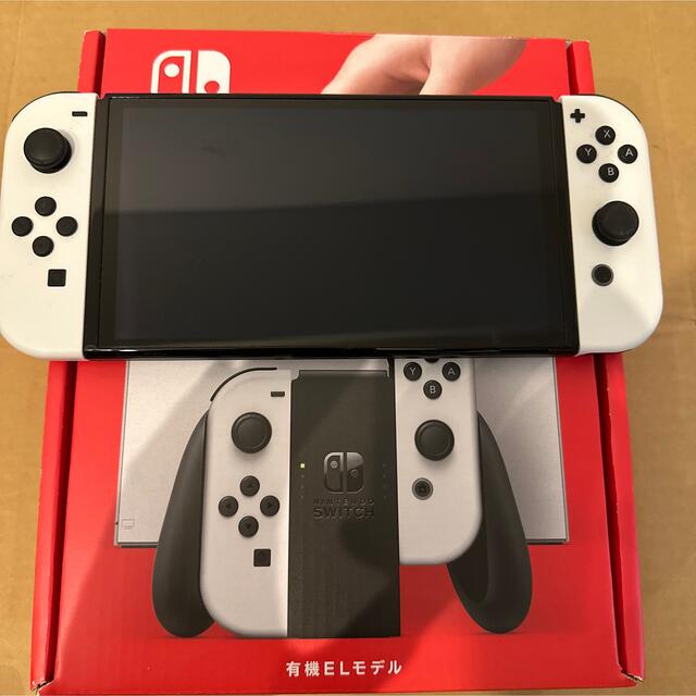 好評大人気】 Nintendo Switch - 美品 Switch 本体有機EL ホワイト