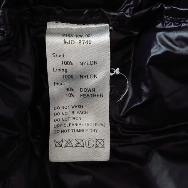 DANTON(ダントン)のダントン ダウンベスト サイズ36 S - 黒 レディースのジャケット/アウター(ダウンベスト)の商品写真