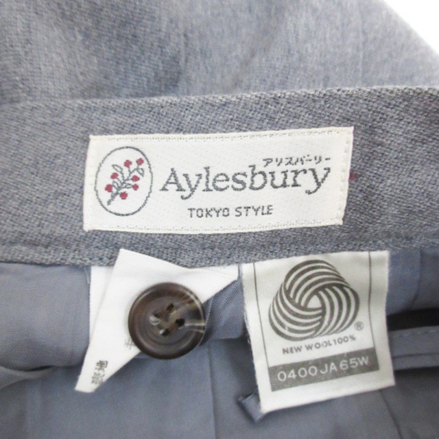 Aylesbury(アリスバーリー)のアリスバーリー タイトスカート ひざ丈 ウール 11 杢グレー /FF45 レディースのスカート(ひざ丈スカート)の商品写真