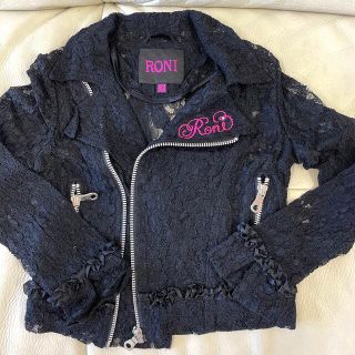 ロニィ(RONI)のRONI ライダースレースジャケット(ジャケット/上着)