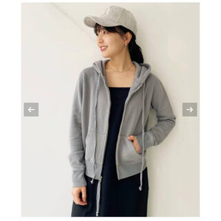 アパルトモンドゥーズィエムクラス(L'Appartement DEUXIEME CLASSE)のNILI LOTAN/ニリ ロータン Callie Zip Hoodie グレー(パーカー)