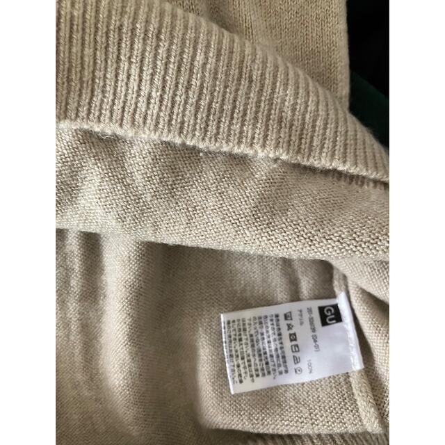 UNIQLO(ユニクロ)の【値下げ】ユニクロ✳︎GU✳︎カーディガン✳︎4枚組✳︎XL✳︎緑紺茶ベージュ レディースのトップス(カーディガン)の商品写真