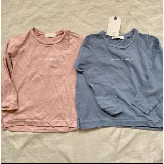 ザラキッズ(ZARA KIDS)のZARA girl 薄手トレーナー　2点セット(Tシャツ/カットソー)