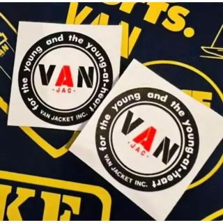 ヴァンヂャケット(VAN Jacket)のVANミニstickerシール2枚セット！販売促進用一般非売品モノ　大変貴重です(その他)