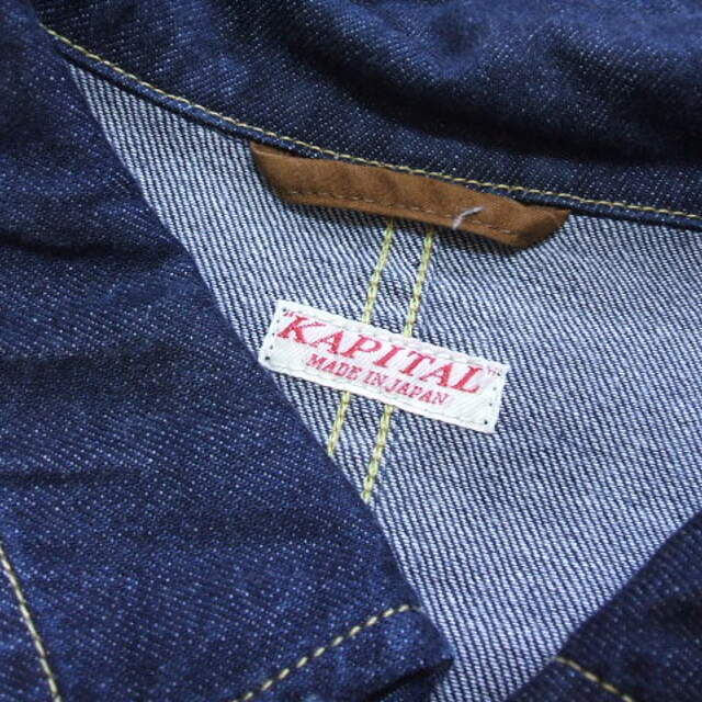 KAPITAL(キャピタル)のKAPITAL 8ozデニム ショップコート サイズ3 コート キャピタル メンズのジャケット/アウター(その他)の商品写真