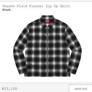 Supreme - 22aw supreme Shadow Plaid Flannel Zip Up