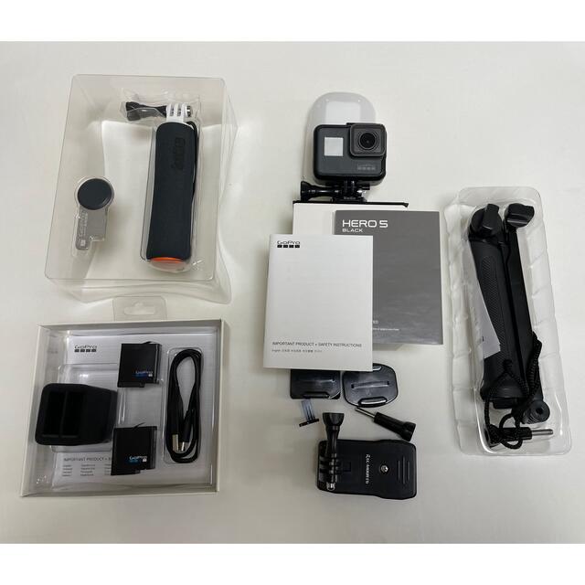 GoPro(ゴープロ)のGoPro Hero5 black バッテリーなど スマホ/家電/カメラのカメラ(ビデオカメラ)の商品写真