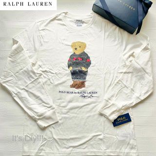 ラルフローレン(Ralph Lauren)の大人もL160cmラルフローレン ポロベア 長袖　メンズS レディースM(Tシャツ/カットソー(七分/長袖))