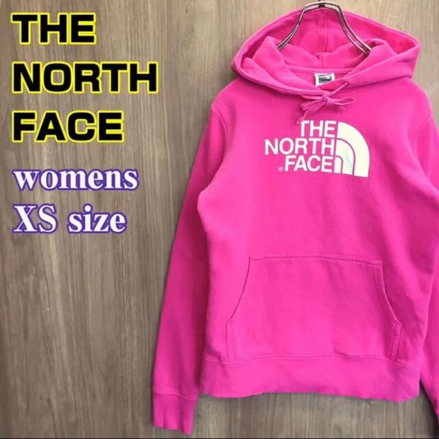 【THE NORTH FACE】ビッグロゴ ウィメンズ 長袖パーカー ピンク