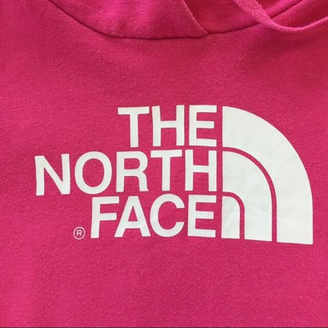 THE NORTH FACE パーカーladies ビッグロゴピンク