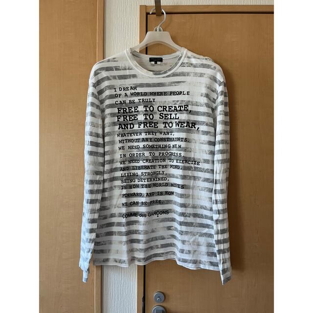 COMME des GARCONS HOMME PLUS(コムデギャルソンオムプリュス)のComme des garcons homme plus ギャルソンカットソー メンズのトップス(Tシャツ/カットソー(七分/長袖))の商品写真