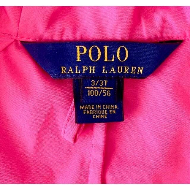 POLO RALPH LAUREN(ポロラルフローレン)の★ポロ•ラルフローレン★ジャケット★ウインドブレーカー★100 キッズ/ベビー/マタニティのキッズ服女の子用(90cm~)(ジャケット/上着)の商品写真