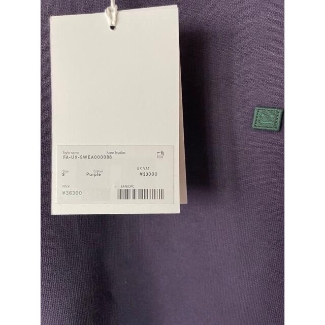 定価36300円21aw Acne studios Faceパッチロゴスウェット