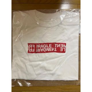 フラグメント(FRAGMENT)の新品 sacai fragment box Tee L WHITE(Tシャツ/カットソー(半袖/袖なし))