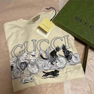Gucci - 完売レアGUCCI チルドレンズ バイシクル 猫  Tシャツ 12 大人