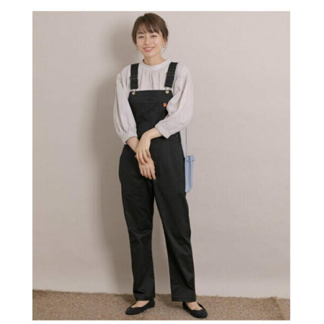 Sonny Label(サニーレーベル)の【黒】別注UNIVERSAL OVERALL*Sonny Label サロペット レディースのパンツ(サロペット/オーバーオール)の商品写真