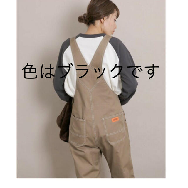 Sonny Label(サニーレーベル)の【黒】別注UNIVERSAL OVERALL*Sonny Label サロペット レディースのパンツ(サロペット/オーバーオール)の商品写真