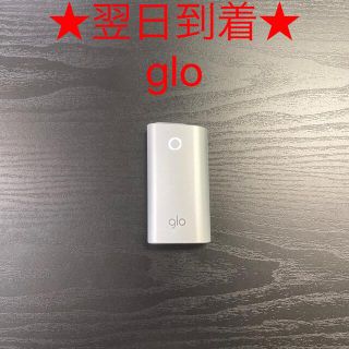 グロー(glo)のG3767番 glo 純正 本体 1本 銀 シルバー(タバコグッズ)