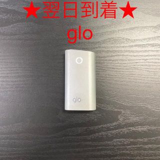 グロー(glo)のG3768番 glo 純正 本体 1本 銀 シルバー(タバコグッズ)