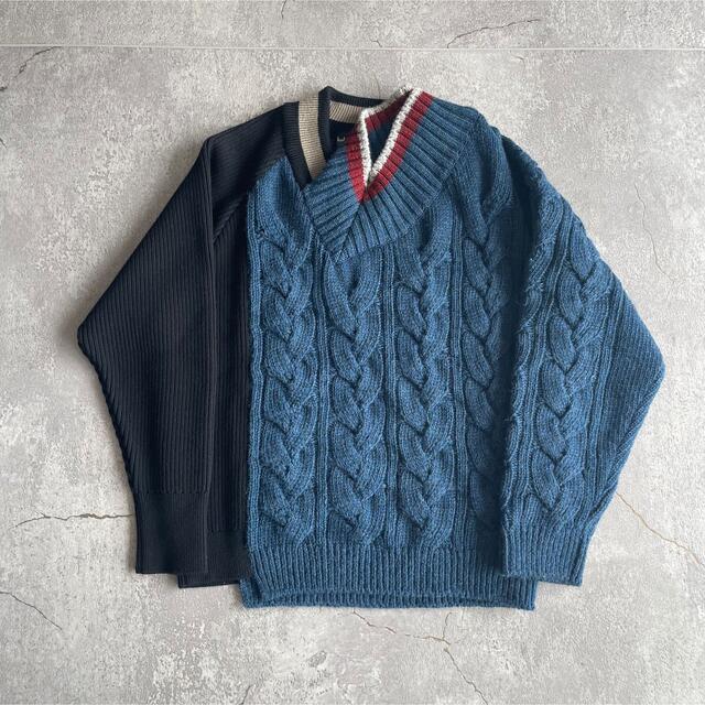 Kolor クレイジーパターンニット　21AW