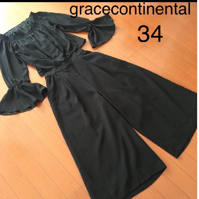 GRACE CONTINENTAL(グレースコンチネンタル)の茶々さま【美品✨】グレースコンチネンタル☆長袖オールインワン レディースのパンツ(オールインワン)の商品写真